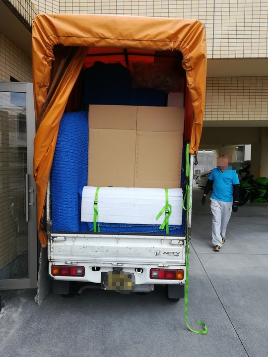 引っ越し 家族の引越の積載例 - 引越し19,800円～高知の引っ越しはおざき